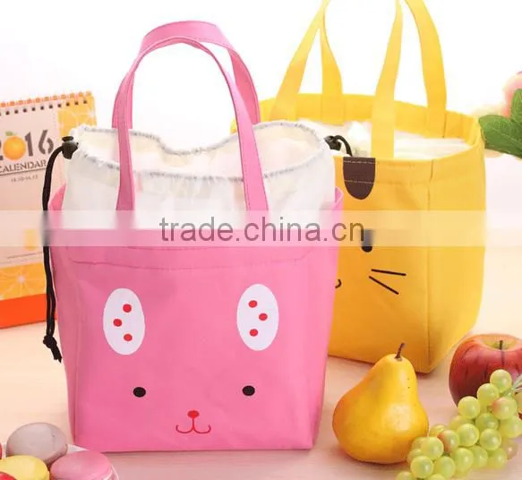 Promotion flowers printing design lunch bag for offices china supplier
