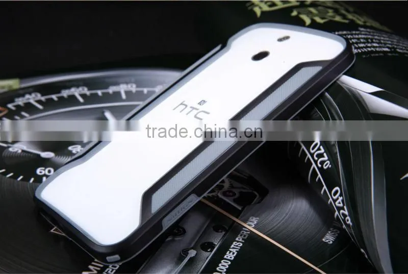 For HTC ONE E8 Armor series TPU+PC combine bumper case