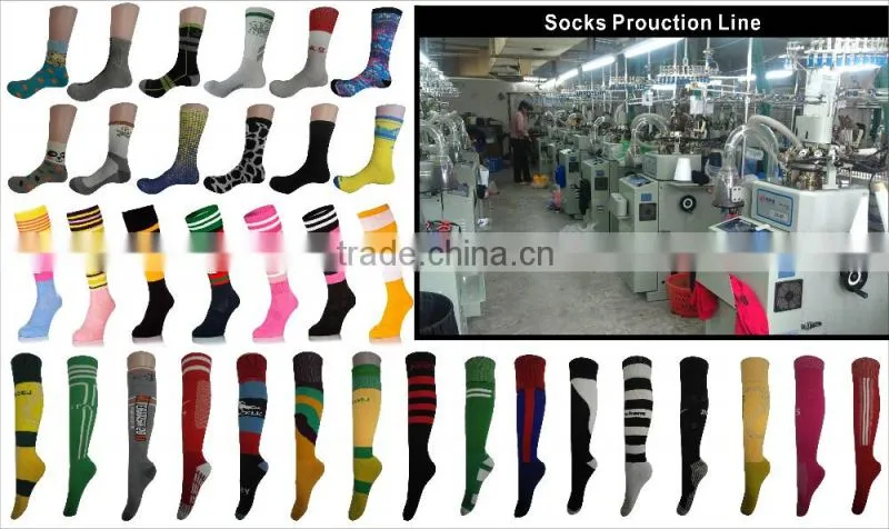 2016 Fashion Stripe Unisex sockings Football Socks Long Soccer High Knee Sports Colorful Cotton Socks