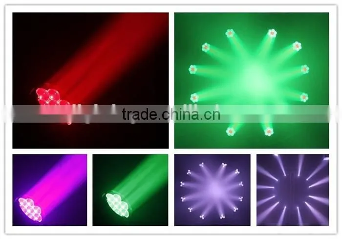 Best price 7*12w zoom moving head light RGBW 4IN1led moving head light