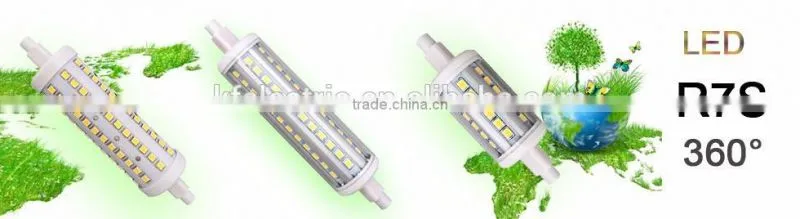 R7S 10W LED light 1000lm 360 degree 85-265VAC