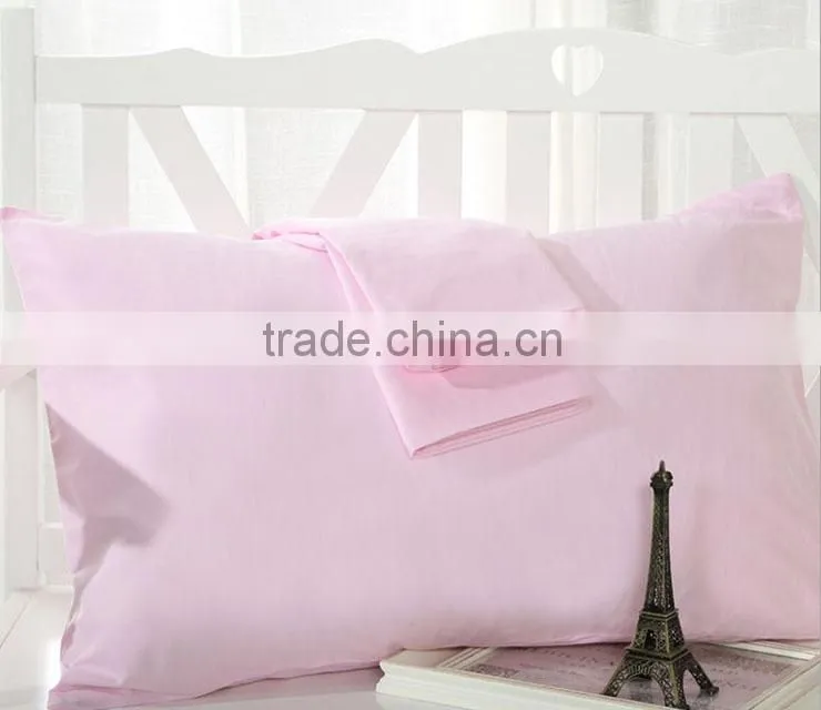 custom pure 100% cotton pillow case
