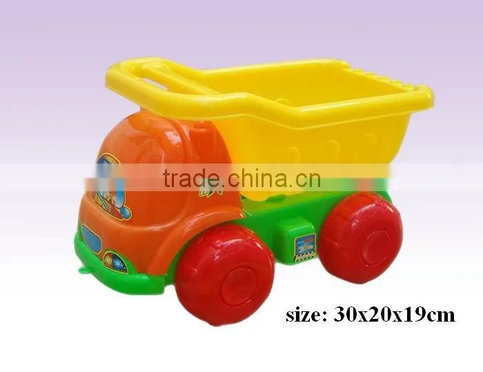 Hot Sale Plastic Summer Truck For Kids,Net Bag Beach Toys Adult Sand Set