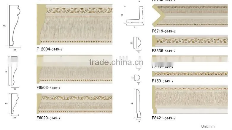 Chinese New Building Materials For Ps Moulding