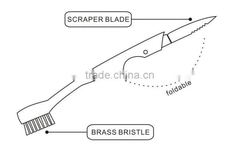 gas stove brass cleaning brush