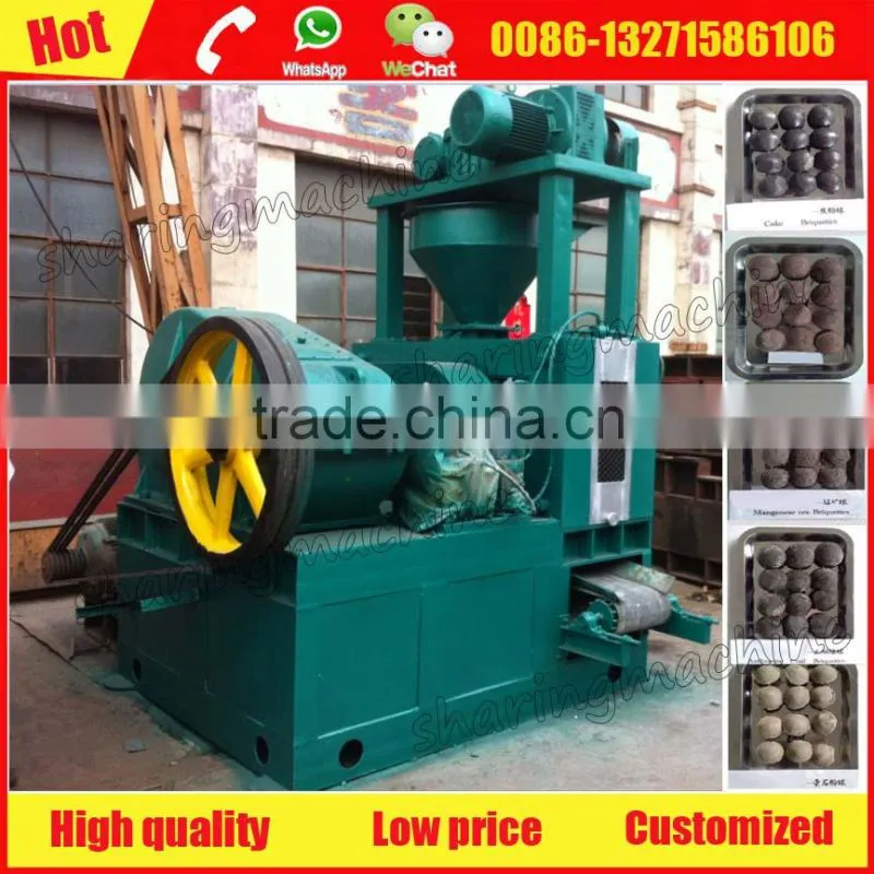 Hydraulic glowstone dust/fluorite powder briquette making machine