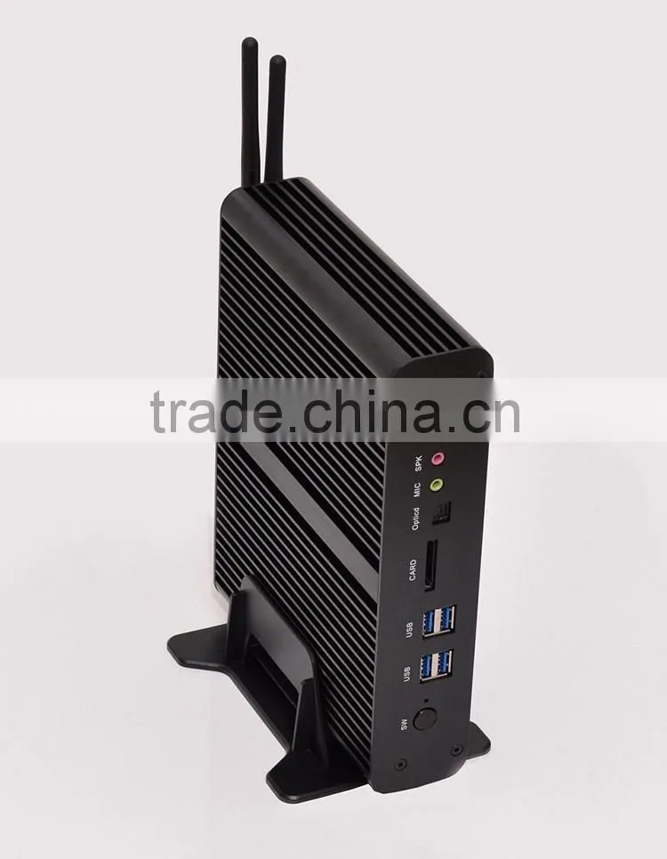 High Quality New Design 2 SSD+ 1*2.5 Inch HDD N3510 Fanless Mini Pc