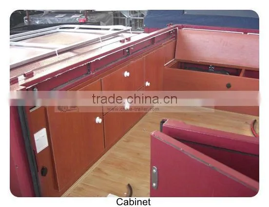 Glulam fast folding table for forward camping trailer