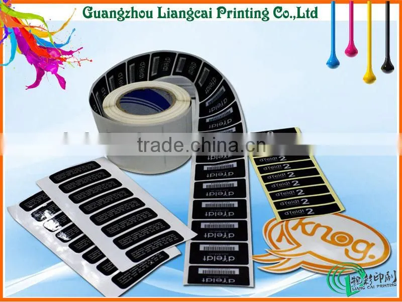 Eco-friendly adhesive sticker print sticker vinyl sticker with customized printting