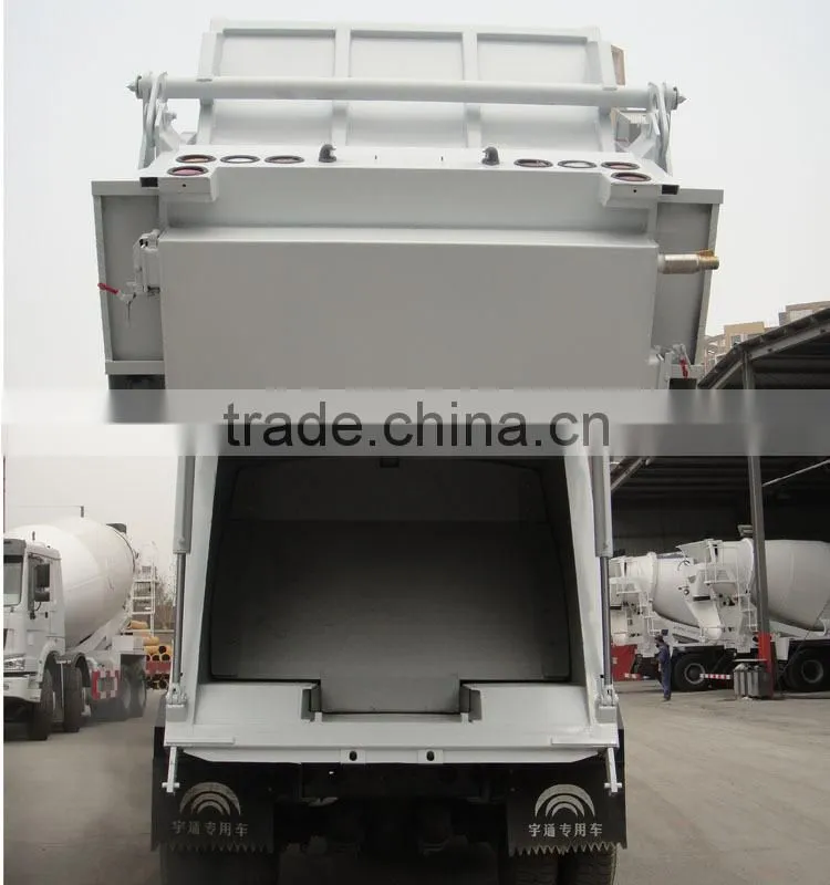 YUTONG Professional 12.6m3 Dustbin volume Compression Garbage Truck