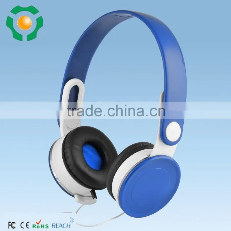 Wholesale Foldable Headsets with deep bass, stereo on head headphone For MP3 MP4 CD DVD Radio
