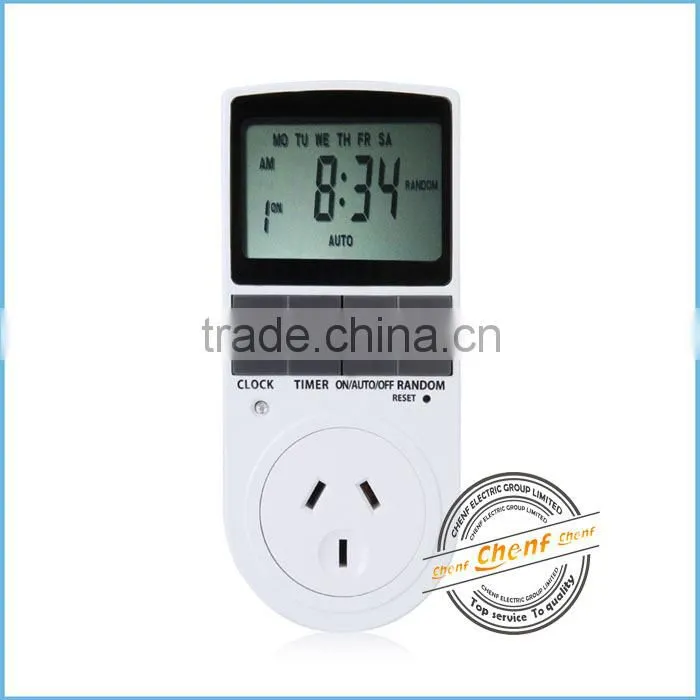 CE Approval LCD weekly digital auto off Programmable timer switch