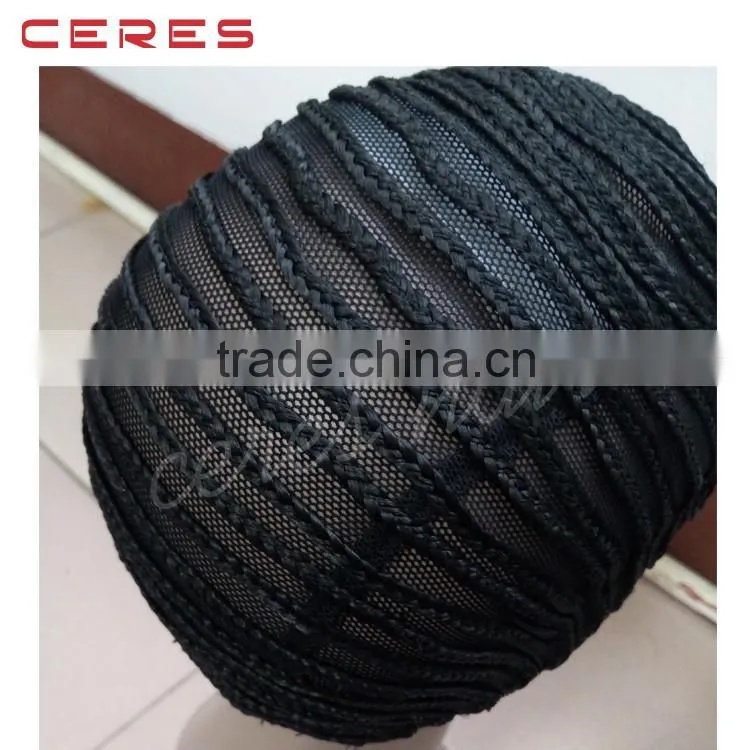 2016 new development wholesale braided cap for crochet braids hair, finished braided pattern on a cap