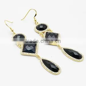 925 Sterling Silver Black Agate Bracelet Sets