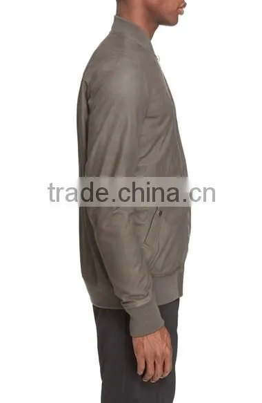 cheap high quality long bomber jacket wholesale for man