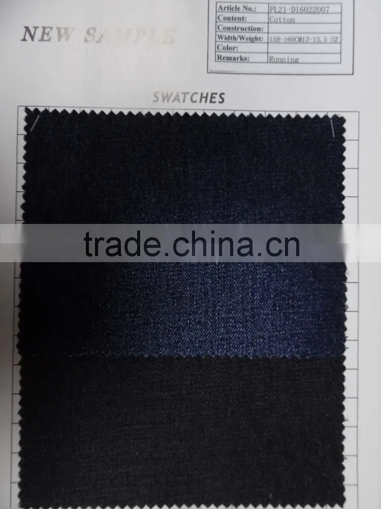 cheap cotton denim fabric for jeanet stocklot