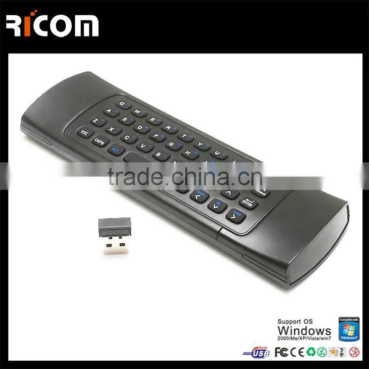 Air Mouse with Voice,Wireless Air Mouse with Keyboard Voice Function--MX3--Shenzhen Ricom