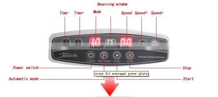 Ultrathin vibration body slimmer massager