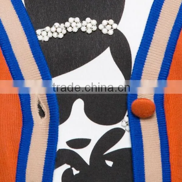 long sleeve new design fashion knit sweater