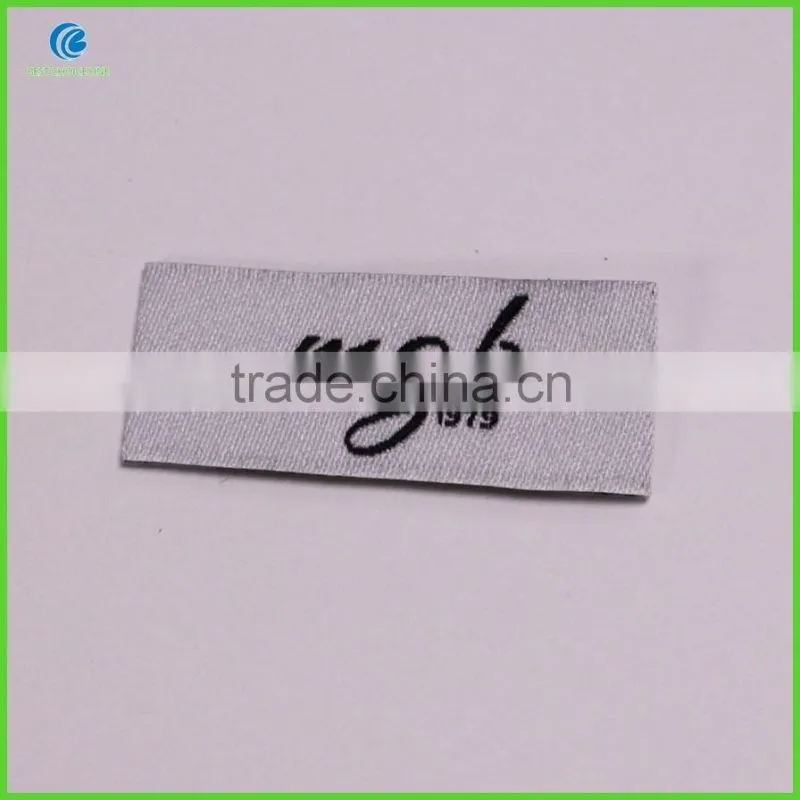 Low MOQ Customized Garment Private Woven Label For Brand Name
