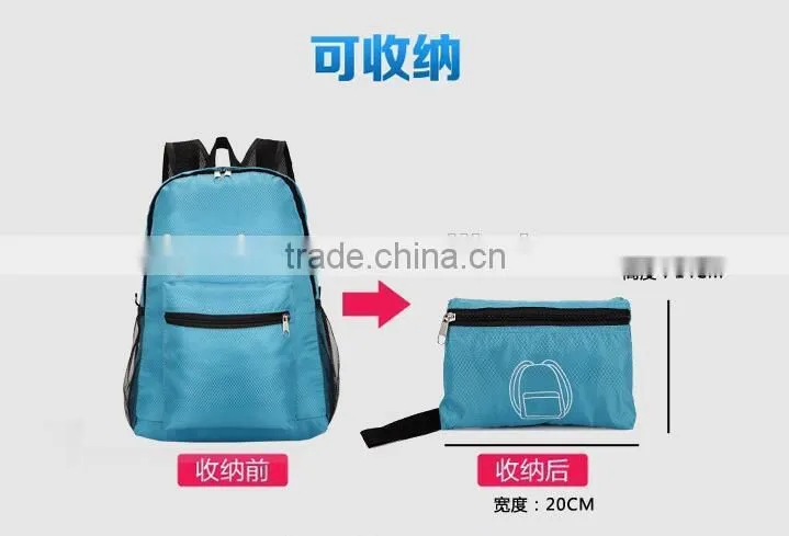 Hot selling folding backpack / fashion waterproof backpack / sport backpack