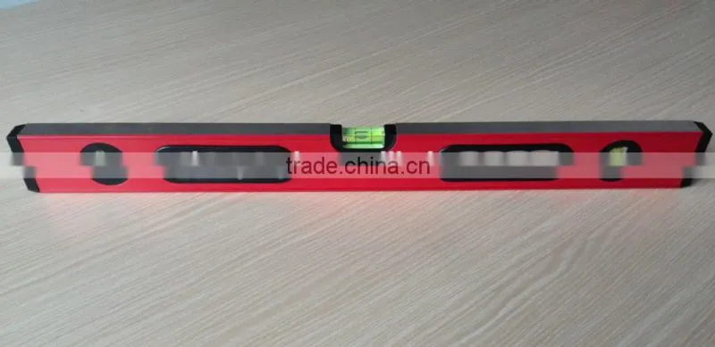two milled three shockproof vials aluminum gauge spirit level measuring tools