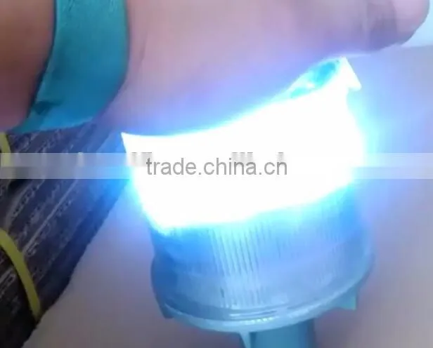flashing led warning light solar airport runway lights