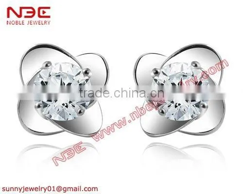 Simple design fashion heart shape earring