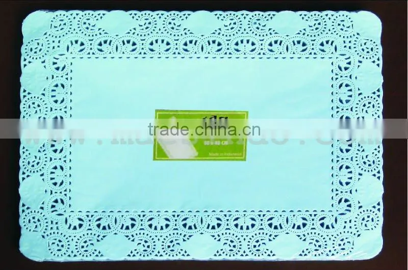 15 x 30 cm White Rectangular Paper Doyley