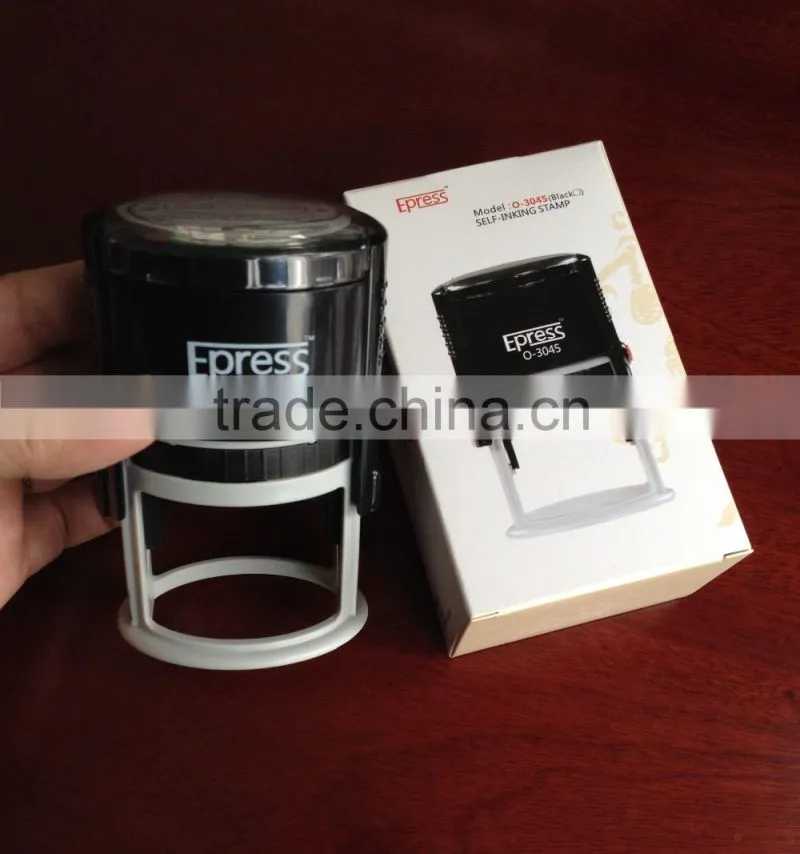 Oval 30*45mm Rubber Embossed Seal Custom Stamps