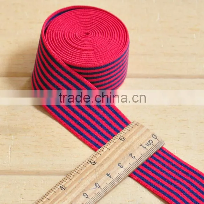 Best quality jacquard elastic band with logo print