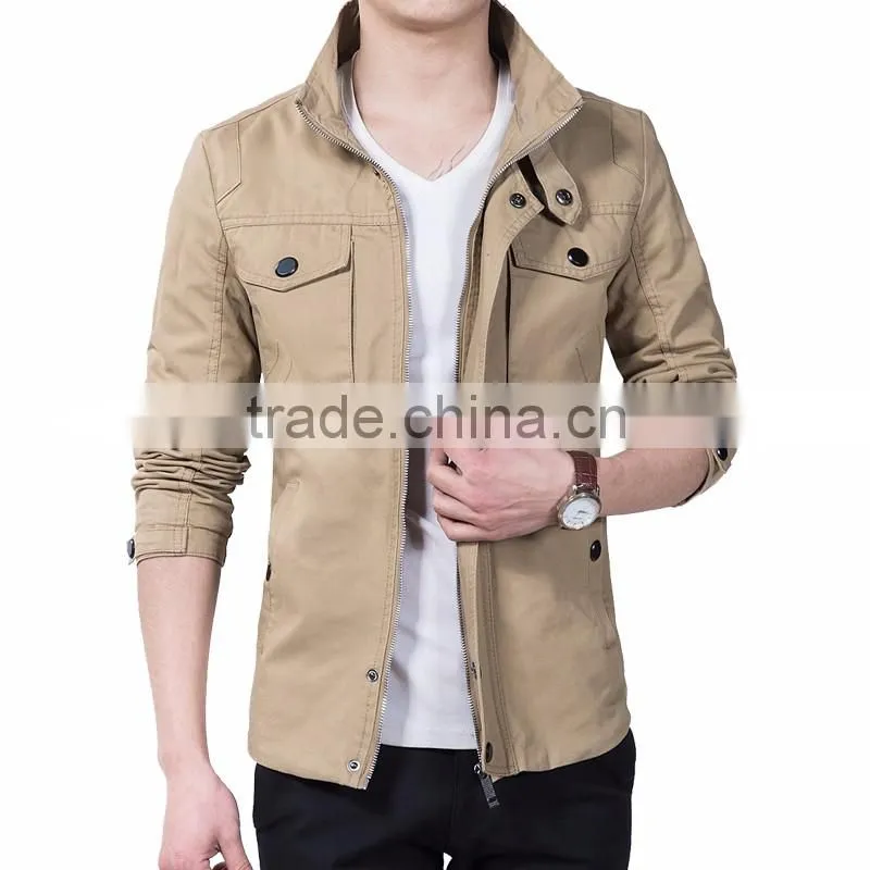 Custom latest fashion jacket for men , OEM services yingzhong Garment