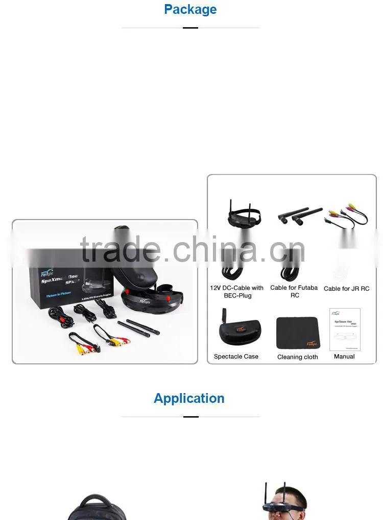 Google glasses FPV 5.8G 40CH Diversity Receiver Wireless Head Tracing GOGGLE/Video Glasses