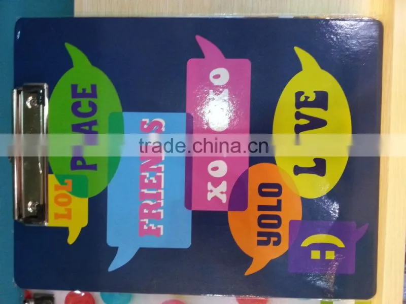 client design plastic pp clip board