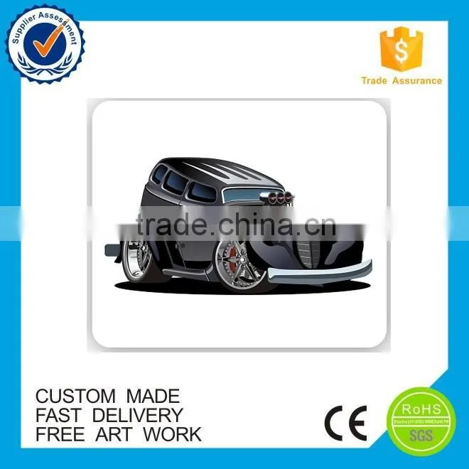 2016 custom car logo rubber gaming mouse pads