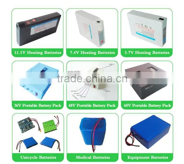 14.8v li ion battery pack factory direct 18650 li ion rechargeable battery pack