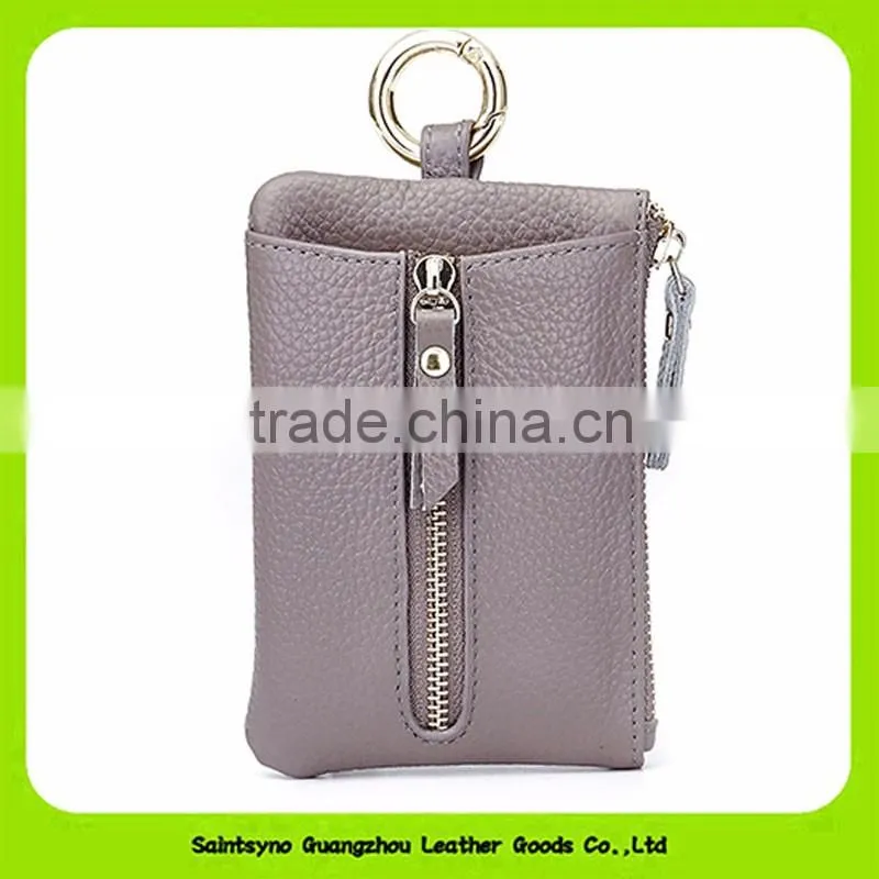 16666 Eco-friendly Cute key holder leather key ring holder for lady