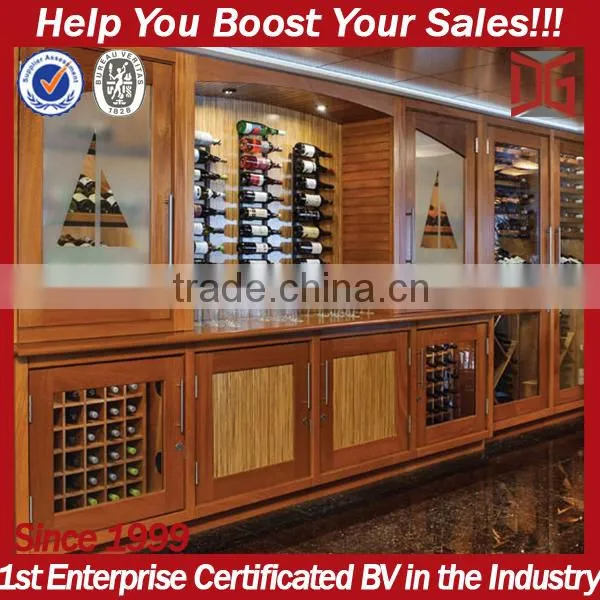High Quality China Factory Direct Sale Retail Wooden Shelf for Wine