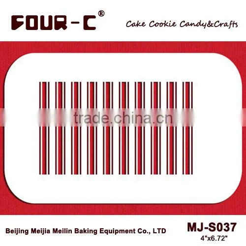 Small Stripe cake design stencil,sugarcraft stencil,most popular fondant stenciling