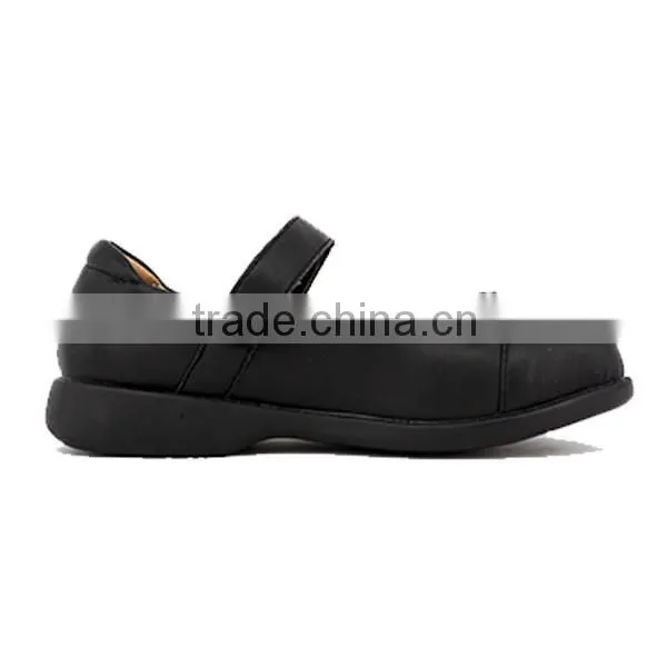 2016 Popular Design Girls Black School Uniform Shoes with Bowknot