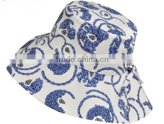 2014 fashion blank high quality cool custom large brim fishman new design bucket hat wholesale