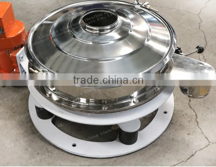 Rotary flour screen sieve with direct discharge type