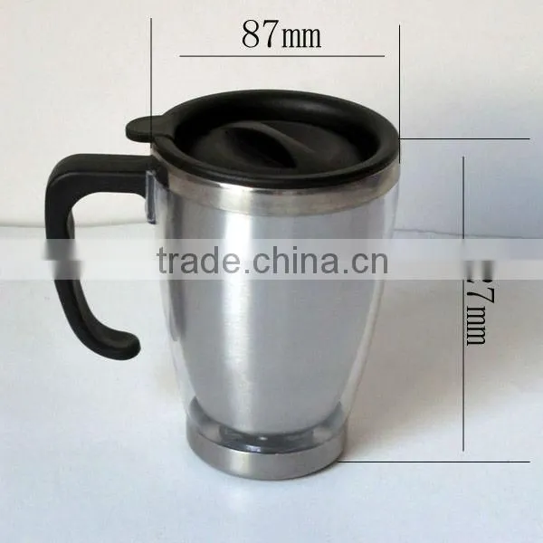 12oz Double wall transparent Acrylic stainless steel tea cup