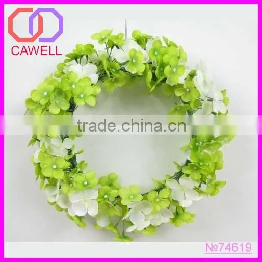 flower head garland wedding