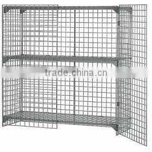 2-Tier Wire Mesh Security Storage Cage