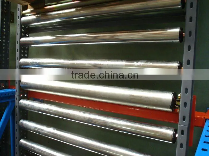 Flow rack shelving
