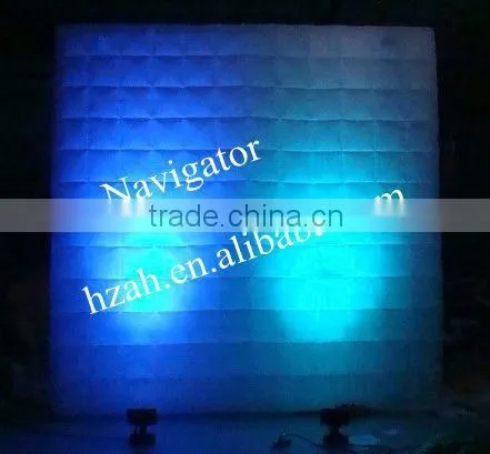 New Design Lighting Inflatable Wall for Two Light