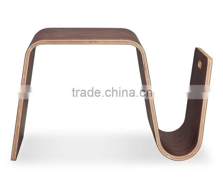 wood scando modern bendwood side table
