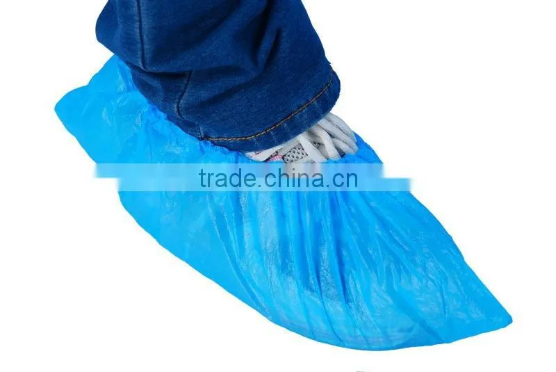 Disposable plastic PE waterproof shoe cover