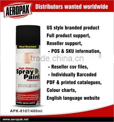 Aeropak User design Chrome effect spray paint